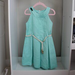 Aqua Halter Dress for toddler girl